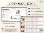 💍 The Ultimate Wedding Planner Spreadsheet | Your All-in-One Digital Wedding Planning Organizer ✨