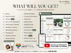 💍 The Ultimate Wedding Planner Spreadsheet | Your All-in-One Digital Wedding Planning Organizer ✨